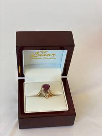14k Diamond and Ruby Ring 202//269